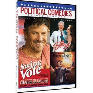 Political Comedies: Swing Vote / Blaze / Wrong Is Right DVD